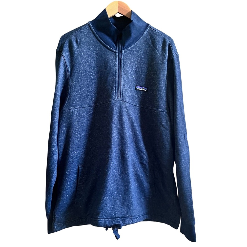 Patagonia Navy Blue Quarter-Zip Sweatshirt
